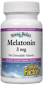 melatonin 3 mg natural factors
